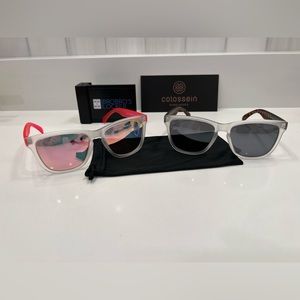 COLOSSEIN Womens Sunglasses UV400 Mirrored Lens,